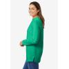 Woman Within Plus Size Perfect Mockneck Tunic(Tropical Emerald)