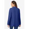 Woman Within Plus Size Perfect Mockneck Tunic(Ultra Blue)