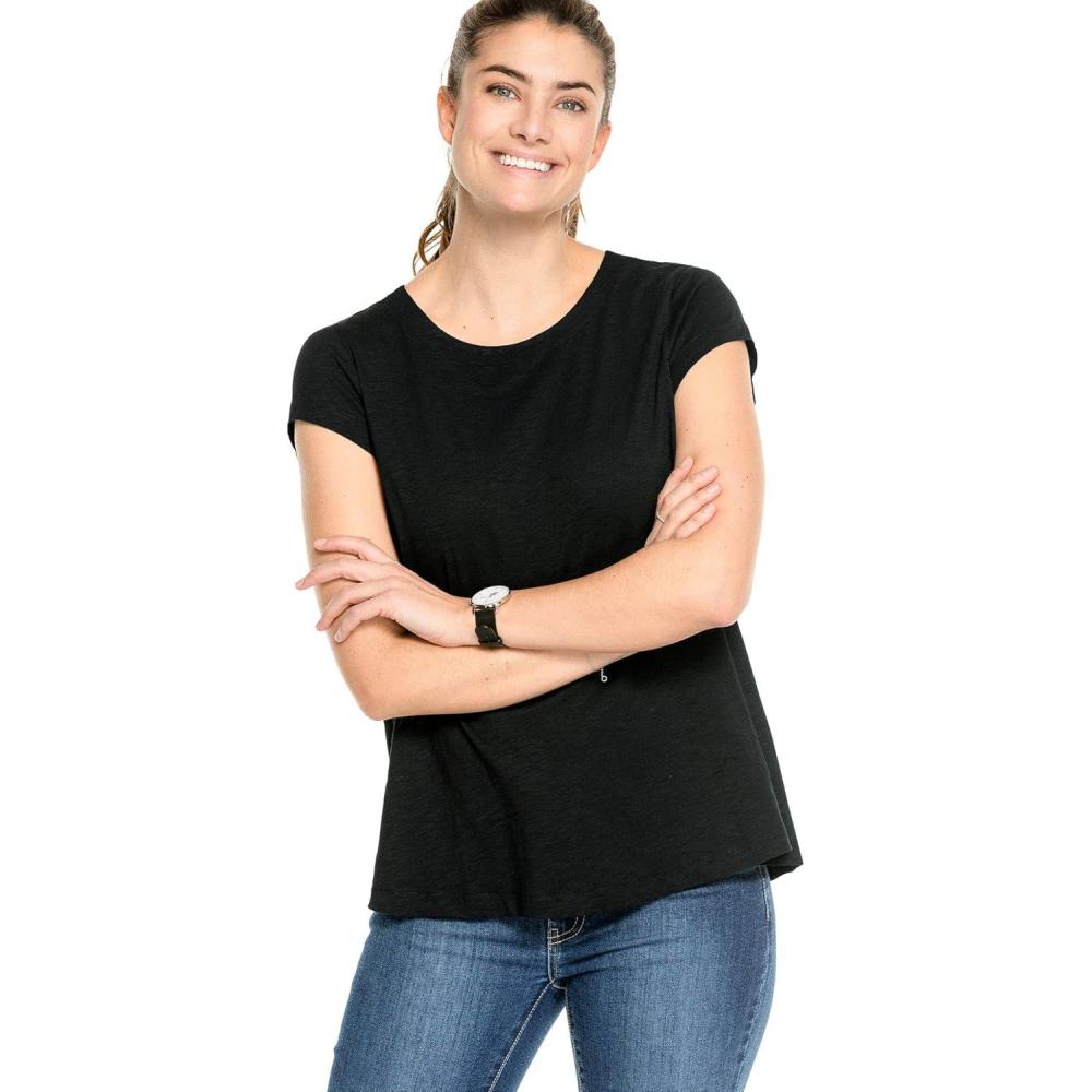 imageellos Plus Size Trapeze Knit TeeBlack