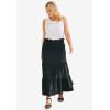 Woman Within Plus Size Convertible Dress to Skirt(Black)