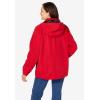 Woman Within Plus Size Fleece-Lined Taslon Jacket(Classic Red)
