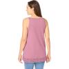 Woman Within Plus Size Lace-Trim V-Neck Tank(Delicate Pink)