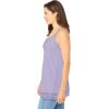 Woman Within Plus Size Lace-Trim V-Neck Tank(Pale Lilac)