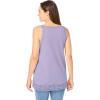 Woman Within Plus Size Lace-Trim V-Neck Tank(Pale Lilac)