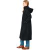 Woman Within Plus Size Long A-Line Raincoat(Black)
