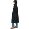 Woman Within Plus Size Long A-Line Raincoat(Black)