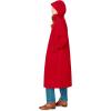 Woman Within Plus Size Long A-Line Raincoat(Classic Red)