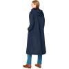 Woman Within Plus Size Long A-Line Raincoat(Navy)