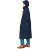 Woman Within Plus Size Long A-Line Raincoat(Navy)