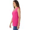 Woman Within Plus Size Perfect Sleeveless Shirred V-Neck Tunic(Raspberry Sorbet)