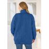 Woman Within Plus Size Quilted Easy Fleece Jacket(Royal Navy)
