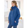 Woman Within Plus Size Quilted Easy Fleece Jacket(Royal Navy)