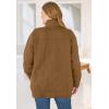 Woman Within Plus Size Quilted Easy Fleece Jacket(Toffee)
