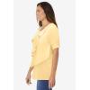Woman Within Plus Size Ruffle Tee(Banana)