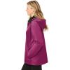 Woman Within Plus Size Storm Raincoat(Mulberry)