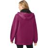 Woman Within Plus Size Storm Raincoat(Mulberry)