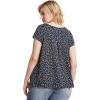 ellos Plus Size Trapeze Knit Tee(Navy Anchor)