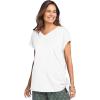 Woman Within Plus Size Side Tie Knit Tee(White)