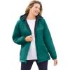 Woman Within Plus Size Storm Raincoat(Everglade)
