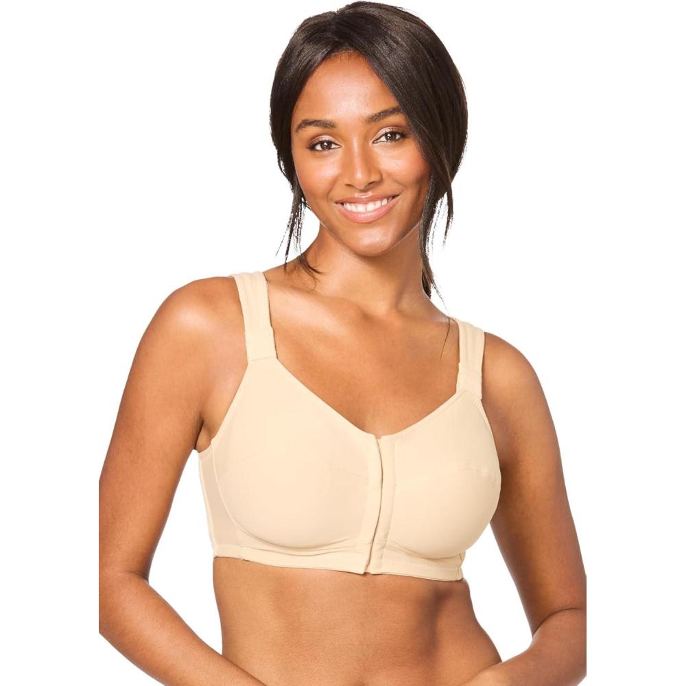 imageComfort Choice Womens Plus Size StayCool Wireless Posture BraNude
