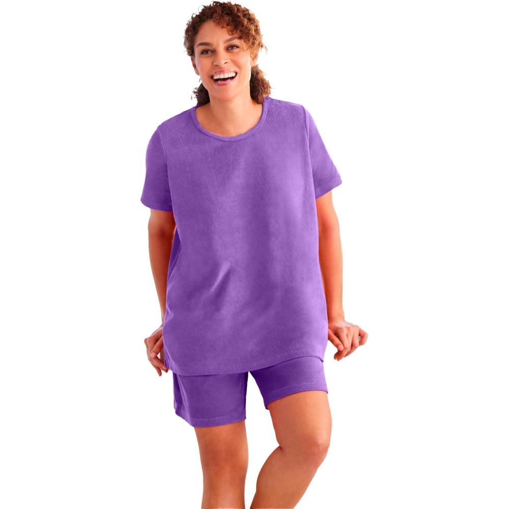 imageDreams ampamp Co Plus Size TwoPiece French Terry Sleep Set