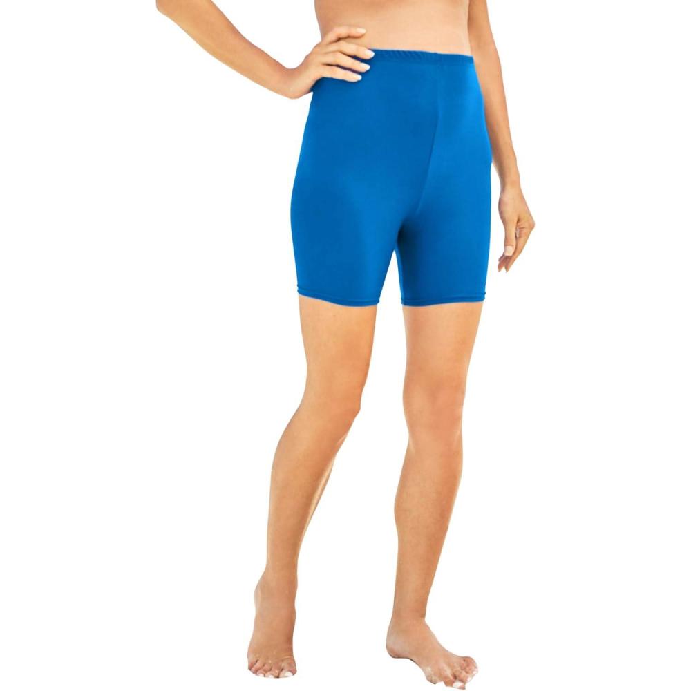 imageSwim 365 Womens Plus Size Swim Boy ShortDream Blue