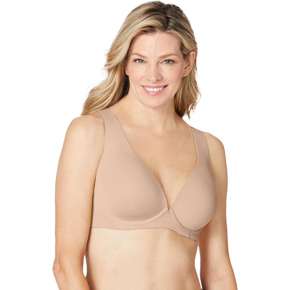 imageWomens Plus Size Uplifting Plunge BraNude