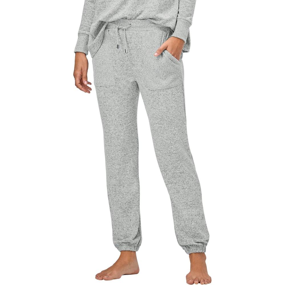 imageellos Plus Size Marled Knit Jogger PantsMarled Grey