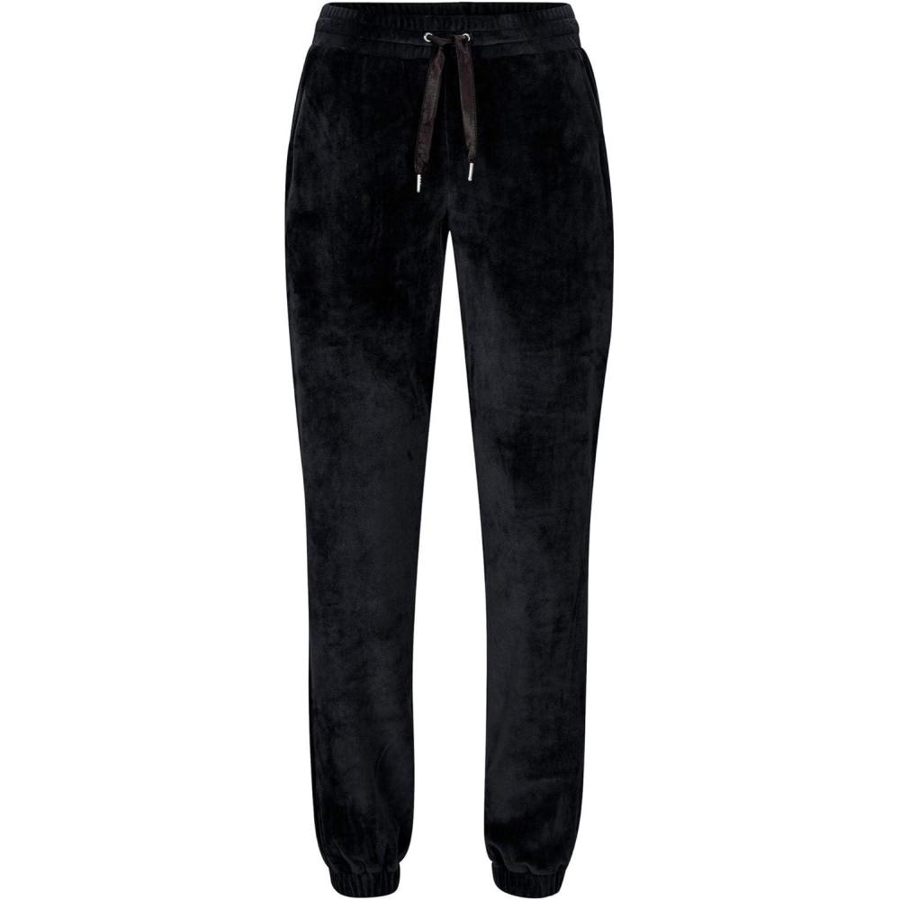 imageellos Plus Size Velour Jogger PantsBlack