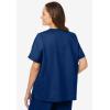 Comfort Choice Plus Size Scoopneck Scrub Top