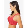 Comfort Choice Women’s Plus Size Easy Enhancer Wireless Bra(Soft Geranium)