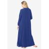 Dreams & Co. Plus Size Long Sherpa Lounger(Ultra Blue)