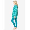 Dreams & Co. Plus Size Plaid PJ Set(Evening Blue Plaid)