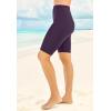 Swim 365 Women’s Plus Size High-Waist Swim Bike Short(Blackberry)