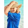 Swimsuits For All Swim 365 Women’s Plus Size Button-Front Swim Cover Up(Dream Blue)