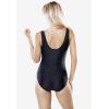 Swimsuits For All Swim 365 Women’s Plus Size Colorblock One-Piece(Navy Blue Sea)