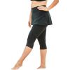 Swimsuits For All Swim 365 Women’s Plus Size Skirted Swim Capri Pant(Dream Blue)