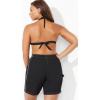 Swimsuits For All Women’s Long Board Short (Plus(Black)