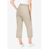 Woman Within Plus Size Carpenter Denim Capri(Natural Khaki)