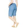 Woman Within Plus Size Drawstring Denim Short(White)