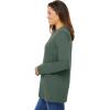 Woman Within Plus Size Perfect Long-Sleeve Crewneck Tee (Petite Available)(Pine)
