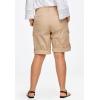 ellos Plus Size Convertible Cargo Shorts(New Khaki)
