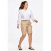 ellos Plus Size Convertible Cargo Shorts(New Khaki)