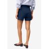 ellos Plus Size Stretch Chino Shorts(Navy)