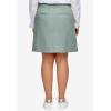 ellos Plus Size Stretch Chino Skort(Grey Spruce)