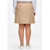 ellos Plus Size Stretch Chino Skort(New Khaki)