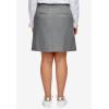 ellos Plus Size Stretch Chino Skort(Slate)