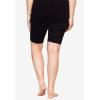 ellos Plus Size Stretch Knit Bike Shorts(Heather Charcoal)