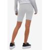 ellos Plus Size Stretch Knit Bike Shorts(Heather Grey)