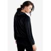 ellos Plus Size Velour Hooded Sweatshirt(Fig)